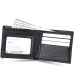 Fit Mercedes Benz Men's Genuine Leather Wallet with 4 Credit Card Slots and ID Window (for Benz)