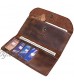 Hide & Drink Leather Folio Wallet Holds Up to 4 Cards Plus Flat Bills & Coins / Bifold / Minimalist / Travel / Case / Pouch / Stylish / Vintage Handmade Includes 101 Year Warranty :: Bourbon Brown
