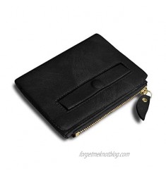 Womens Wallets Small Rfid Ladies Bifold Wallet With Zipper Coin Pocket Mini Purse Soft Compact Thin