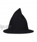 Bigood(TM) Halloween Women Witch Wool Wide-Brimmed Hat Cap