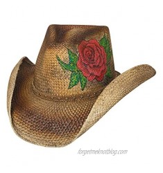 Bullhide Hats Montecarlo Love Story Genuine Panama Straw Western Cowboy Hat