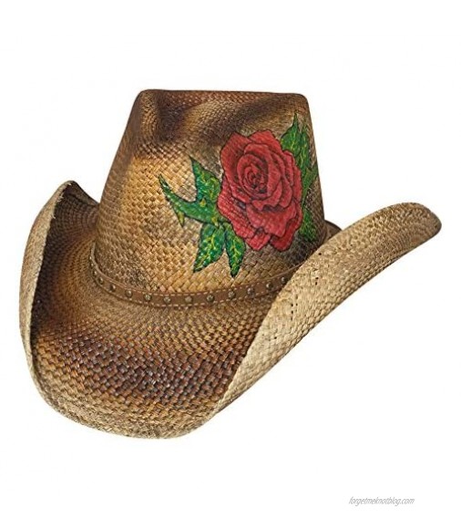 Bullhide Hats Montecarlo Love Story Genuine Panama Straw Western Cowboy Hat