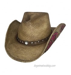 Bullhide Western Inspiration Straw Pink Western Cowboy Hat 2830NP