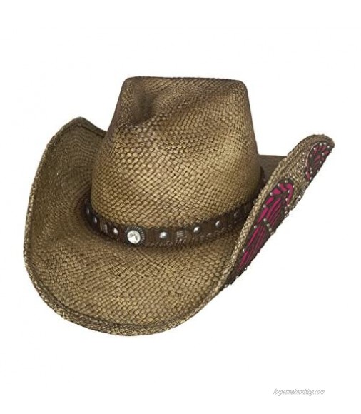 Bullhide Western Inspiration Straw Pink Western Cowboy Hat 2830NP
