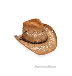 Coronado Raffia Straw Cowboy Hat