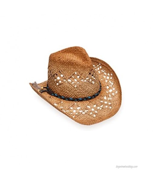 Coronado Raffia Straw Cowboy Hat