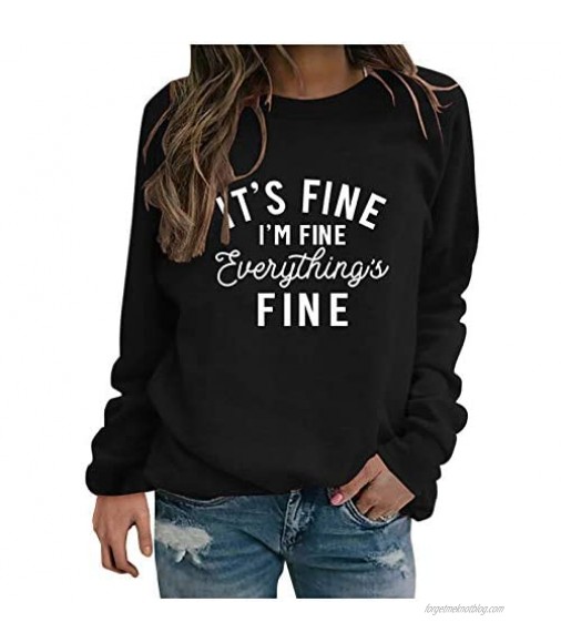 Franterd Merry Christmas T-Shirt Women Christmas Sweatshirts Plus Size Loose Fit Casual Long Sleeve Pullover Shirts Tops