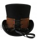 Historical Emporium Steampunk Corset Laced Reversible Hatband - Short