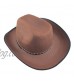 TINKSKY Cowboy Western Wild Hat Fancy Dress Halloween Party Costume Props Gift Brown