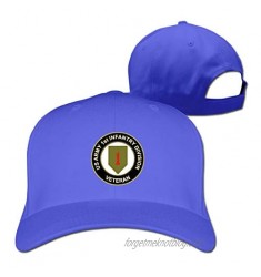US Army Veteran 1st Infantry Division Man Women's Fashionable Peak Cap Classical Hat Cricket Cap