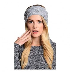 Knit Headbands Winter Braided Headband Ear Warmer Crochet Head Wraps for Women Girls