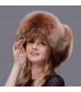 OG-Renstky Natural Silver Raccoon Skin Handmade Men and Women Can Wear Fur Cap Sheepskin Cap Winter Ski Cap