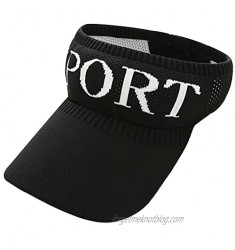Womens Sun Visor Hat for Men Women Summer Sports Visors Foldable Adjustable Cap UV Protection for Tennis  Golf  Running