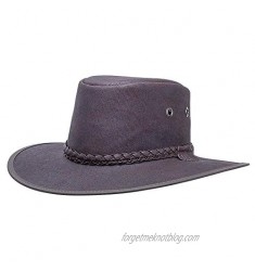 American Hat Makers Extreme Outback Vegan Hat — Waxed Cotton  Waterproof