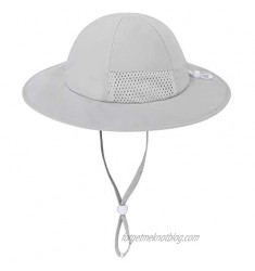 Simplicity Toddler's Adjustable UPF 50+ Sun Protection Wide Brim Travel Hat