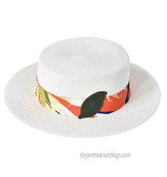 SOMALER Womens Straw Panama Hat Wide Brim Beach Sun Hat Summer Straw Fedora for Women