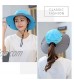 Sun Hats for Women Ponytail Hat Summer Outdoor UV Protection Foldable Mesh Wide Brim Beach Fishing Hat UPF 50+