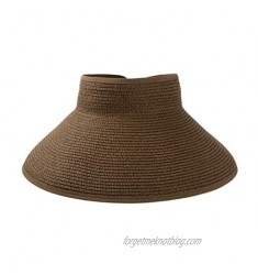Women's Oversized Straw Hat Large Brim Cover The Body Fashion Outdoor Summer Sun Beach Hat (Expanded Diameter:90cm  Khaki 1)