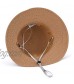 Womens Straw Sunhat with Wind Lanyard Wide Brim Classics Beach Panama Hats Foldable Summer Hat UPF50+