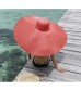 Women's Wide Brim Straw Hat Beachwear Sun Hat UV Protection Roll Up Floppy Beach Hat for Summer Beach Cap