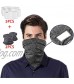 2 pcs Neck Gaiter with Safety Carbon Filters Multi-purpose Face Cover For Men women Sports Outdoors