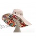 Cicilin Women Wide Brim Cotton Sun Hat Foldable Summer UV Protection Beach Cap