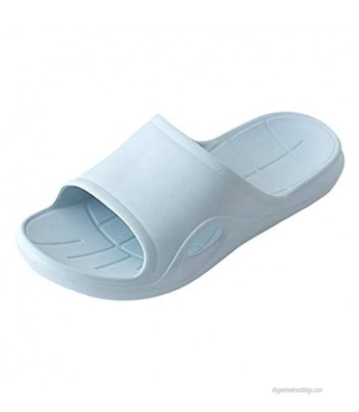 FakMe Womens Shower Shoes Bath Slipper Slides Sandal for Women and Mens Bathroom Pool Non-Slip Quick Drying