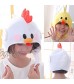 Women's Cartoon Hats 2020 Fashion Autumn Winter Headdress Girl Heart Cute Plush Chick Headgear Chick Hat